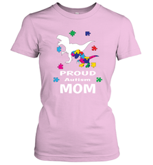 Proud Autism Mom T Rex Dinosaur Autism Awareness Women's T-Shirt Women's T-Shirt - skytshirtshop