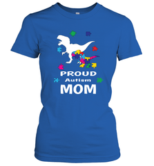 Proud Autism Mom T Rex Dinosaur Autism Awareness Women's T-Shirt Women's T-Shirt - skytshirtshop