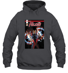 Marvel Falcon Take Flight Comic Cover Premium T Shirt Hooded Sweatshirt Hooded Sweatshirt - skytshirtshop