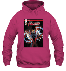 Marvel Falcon Take Flight Comic Cover Premium T Shirt Hooded Sweatshirt Hooded Sweatshirt - skytshirtshop