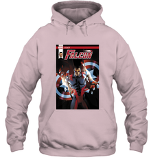 Marvel Falcon Take Flight Comic Cover Premium T Shirt Hooded Sweatshirt Hooded Sweatshirt - skytshirtshop