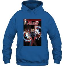 Marvel Falcon Take Flight Comic Cover Premium T Shirt Hooded Sweatshirt Hooded Sweatshirt - skytshirtshop