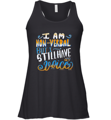 Special Needs NonVerbal Autism Awesome Women's Racerback Tank Women's Racerback Tank - skytshirtshop