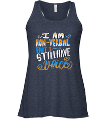 Special Needs NonVerbal Autism Awesome Women's Racerback Tank Women's Racerback Tank - skytshirtshop
