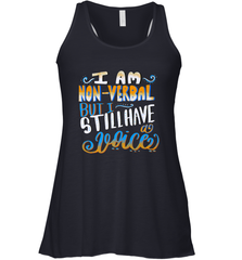 Special Needs NonVerbal Autism Awesome Women's Racerback Tank Women's Racerback Tank - skytshirtshop