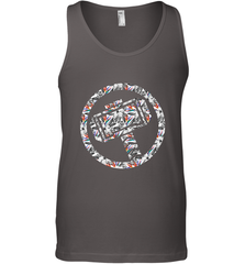 Marvel Avengers Thor Floral Hammer Symbol Men's Tank Top Men's Tank Top - skytshirtshop