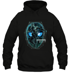 Marvel Spider Man Far From Home Stealth Suit Tech Portrait Hooded Sweatshirt