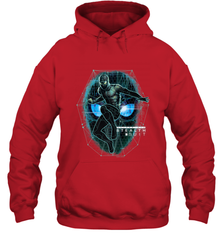 Marvel Spider Man Far From Home Stealth Suit Tech Portrait Hooded Sweatshirt Hooded Sweatshirt - skytshirtshop