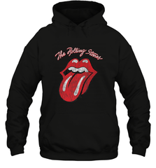 Mens The Rolling Stones Script Tongue Logo Hooded Sweatshirt Hooded Sweatshirt - skytshirtshop