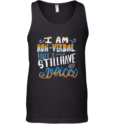 Special Needs NonVerbal Autism Awesome Men's Tank Top Men's Tank Top / Black / XS Men's Tank Top - skytshirtshop