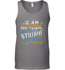 Special Needs NonVerbal Autism Awesome Men's Tank Top Men's Tank Top - skytshirtshop