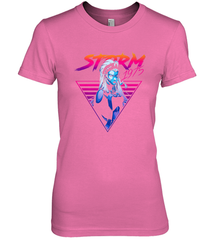 Marvel X Men Storm 80's Neon Retro Triangle Women's Premium T-Shirt Women's Premium T-Shirt - skytshirtshop