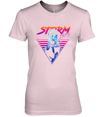 Marvel X Men Storm 80's Neon Retro Triangle Women's Premium T-Shirt Women's Premium T-Shirt - skytshirtshop