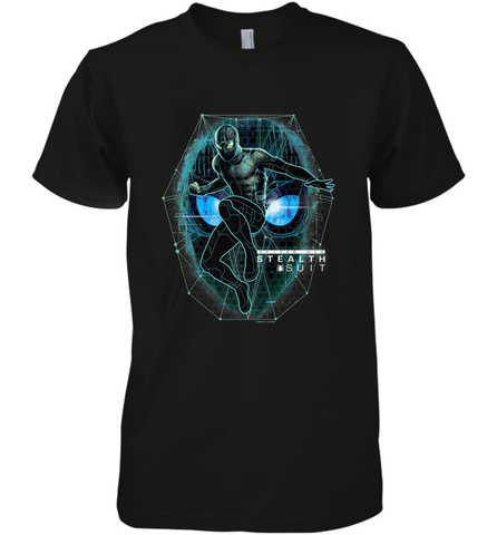 Marvel Spider Man Far From Home Stealth Suit Tech Portrait Men's Premium T-Shirt Men's Premium T-Shirt / Black / XS Men's Premium T-Shirt - skytshirtshop