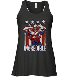 Marvel Hulk Incredible Stars and Stripes Women's Racerback Tank