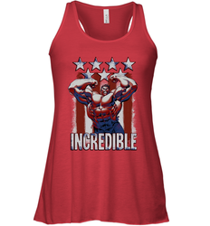 Marvel Hulk Incredible Stars and Stripes Women's Racerback Tank