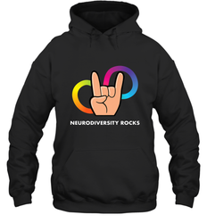 Neurodiversity Rocks Shirt Brain Autism Awareness Hooded Sweatshirt