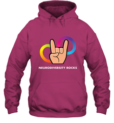 Neurodiversity Rocks Shirt Brain Autism Awareness Hooded Sweatshirt Hooded Sweatshirt - skytshirtshop