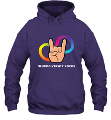 Neurodiversity Rocks Shirt Brain Autism Awareness Hooded Sweatshirt Hooded Sweatshirt - skytshirtshop