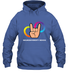 Neurodiversity Rocks Shirt Brain Autism Awareness Hooded Sweatshirt Hooded Sweatshirt - skytshirtshop