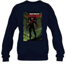 Marvel Miles Morales_ Spider Man Comic Cover Crewneck Sweatshirt