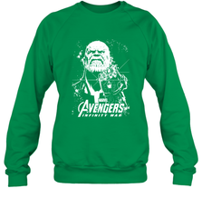 Marvel Infinity War Thanos Unicolor Stamp Crewneck Sweatshirt Crewneck Sweatshirt - skytshirtshop