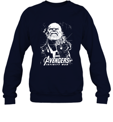 Marvel Infinity War Thanos Unicolor Stamp Crewneck Sweatshirt Crewneck Sweatshirt - skytshirtshop