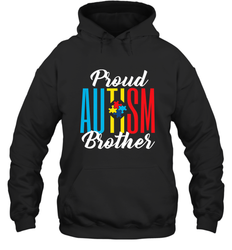 Proud Autism Brother Awareness Support Premium T Shirt Hooded Sweatshirt