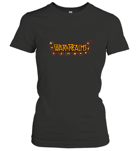Marvel War of the Realms Comic Logo Women's T-Shirt Women's T-Shirt / Black / S Women's T-Shirt - skytshirtshop
