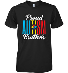 Proud Autism Brother Awareness Support Premium T Shirt Men's Premium T-Shirt Men's Premium T-Shirt - skytshirtshop