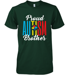 Proud Autism Brother Awareness Support Premium T Shirt Men's Premium T-Shirt Men's Premium T-Shirt - skytshirtshop