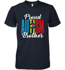 Proud Autism Brother Awareness Support Premium T Shirt Men's Premium T-Shirt Men's Premium T-Shirt - skytshirtshop