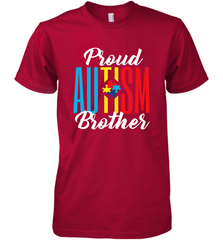 Proud Autism Brother Awareness Support Premium T Shirt Men's Premium T-Shirt Men's Premium T-Shirt - skytshirtshop