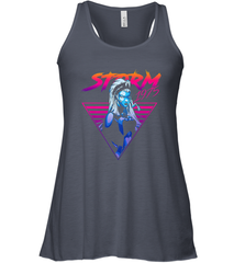 Marvel X Men Storm 80's Neon Retro Triangle Women's Racerback Tank Women's Racerback Tank - skytshirtshop