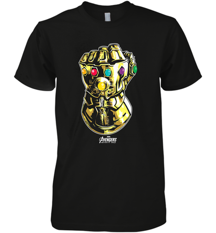 Marvel Avengers Infinity War Gauntlet Fist Men's Premium T-Shirt Men's Premium T-Shirt / Black / XS Men's Premium T-Shirt - skytshirtshop