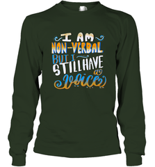Special Needs NonVerbal Autism Awesome Long Sleeve T-Shirt Long Sleeve T-Shirt - skytshirtshop