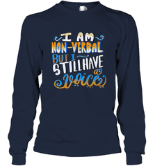 Special Needs NonVerbal Autism Awesome Long Sleeve T-Shirt Long Sleeve T-Shirt - skytshirtshop