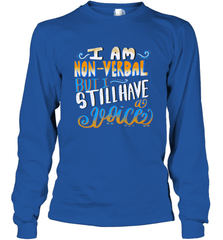 Special Needs NonVerbal Autism Awesome Long Sleeve T-Shirt Long Sleeve T-Shirt - skytshirtshop