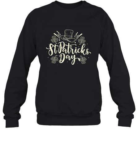 St Patricks Day Shirt Crewneck Sweatshirt Crewneck Sweatshirt / Black / S Crewneck Sweatshirt - skytshirtshop