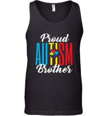 Proud Autism Brother Awareness Support Premium T Shirt Men's Tank Top Men's Tank Top - skytshirtshop
