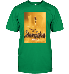 Marvel Studios 10 Years of Heroes Poster Men's T-Shirt Men's T-Shirt - skytshirtshop