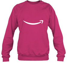 Smile Shirt  White Logo Crewneck Sweatshirt Crewneck Sweatshirt - skytshirtshop