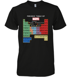 Marvel Ultimate Periodic Table Of Elements Men's Premium T-Shirt