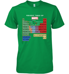 Marvel Ultimate Periodic Table Of Elements Men's Premium T-Shirt