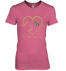 UCF Knights Football Inside Heart  Team  Apparel Women's Premium T-Shirt Women's Premium T-Shirt - skytshirtshop
