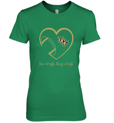 UCF Knights Football Inside Heart  Team  Apparel Women's Premium T-Shirt Women's Premium T-Shirt - skytshirtshop