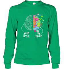 Neurodiversity brain Gift idea for Dyslexia ADHD Autism ASD Long Sleeve T-Shirt Long Sleeve T-Shirt - skytshirtshop