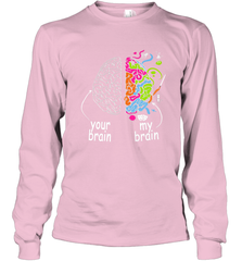 Neurodiversity brain Gift idea for Dyslexia ADHD Autism ASD Long Sleeve T-Shirt Long Sleeve T-Shirt - skytshirtshop
