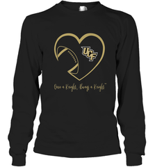 UCF Knights Football Inside Heart  Team  Apparel Long Sleeve T-Shirt Long Sleeve T-Shirt - skytshirtshop