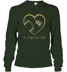UCF Knights Football Inside Heart  Team  Apparel Long Sleeve T-Shirt Long Sleeve T-Shirt - skytshirtshop
